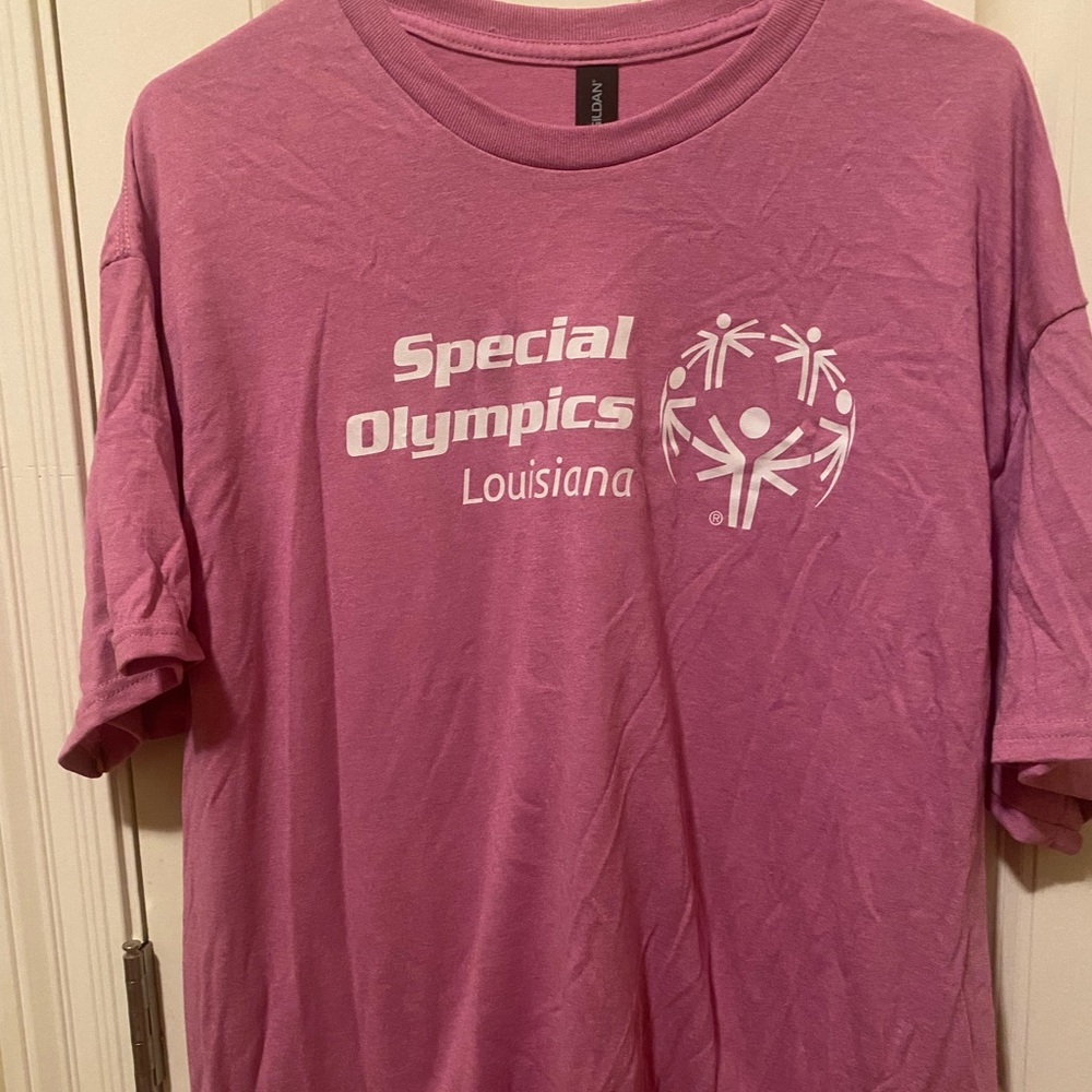 Special Olympics Louisiana Pink Logo T-Shirt